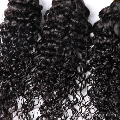 Raw Virgin Cuticle Aligned Hair, 10A Mink Brazilian Hair, Free Sample Virgin Brazilian Human Hair Bundles With Closure
